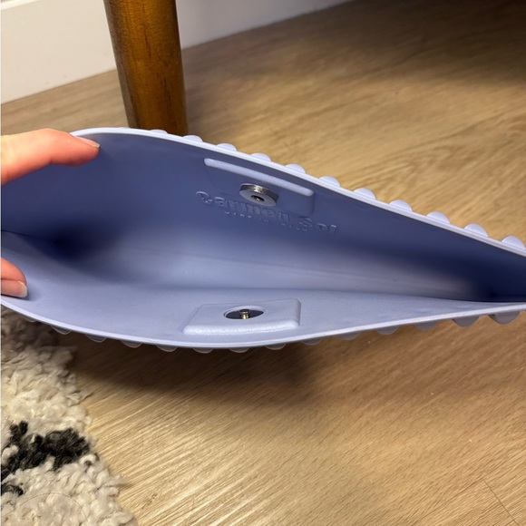Carmen Sol Blue Julian Clutch